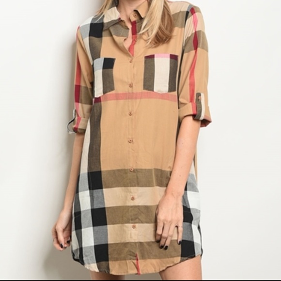 FUN PLAID DRESS - Picture 2 of 3